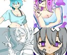 SNS用、アイコンイラストを描きます 胸から上のイラストを得意としてます！ イメージ1