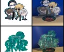 ディフォルメやミニキャラ描きます カッコイイも可愛いも目に痛い色も！ イメージ4