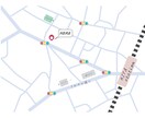 ナチュラルでシンプル、見やすい地図作成します お好みの配色でチラシや広告をオシャレに イメージ2