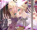 アイコン・グッズイラストなど制作します 人物だけでなく、背景を入れることも可能です！ イメージ4
