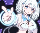 かわいい系の女性のイラストを描きます デフォルメ、全身絵も対応可能です！ イメージ6