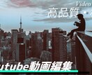 Youtube動画の編集承ります 疾走感あふれる映像で他と一味違った映像を制作いたします イメージ1