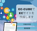 EC-cubeで売上に繋がるECサイトを作ります プロシステム会社　簡単運用・オリジナルデザイン　ECサイト イメージ1