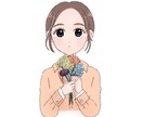 ゆるふわ・キラキラした女の子イラストを描きます 可愛い/透明感/淡いカラー/細かいリクエスト可 イメージ2
