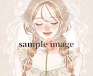 商用◎ 透明感ある似顔絵、イラスト描きます 【美容・配信・ビジネス・歌ってみた・SNS用】 イメージ3