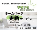 ドメイン・サーバの運用、管理を代行します 【HP更新サービス】面倒な運用管理まるっとお任せください！ イメージ1