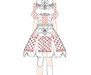イラスト等で使えるような衣装をデザイン致します 「キャラクターは描けるけど衣装までは描けない方へ！」 イメージ5