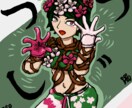 オリジナルキャラの1枚絵描きます オリジナリティあふれるキャラの1枚絵を描きます！ イメージ2