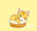 ゆるくてかわいい！猫ちゃんのイラストをお描きします アイコンやグッズにオススメ◎目を惹く可愛い猫のイラスト イメージ7