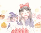雰囲気似顔絵描きます 水彩と色鉛筆でアナログらしいあたたかさを＊ イメージ5