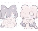 二頭身デフォルメイラスト作成します あなたのオリジナルキャラクターをデフォルメに！ イメージ6