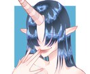 肩〜胸までのSNSアイコン描きます コース別で思い描いた通りのアイコンに！ イメージ2