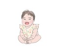 かわいい◎シンプル赤ちゃんイラストを描きます SNS用などに最大3カット作成します。 イメージ2