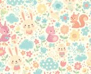キュートな模様イラストを作成します 癒やしと明るさを届ける可愛い模様イラスト。 イメージ8