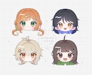 顔だけイラスト制作します 活動用やコテキャシート等にも! イメージ3