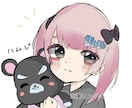 理想のイラストをかわいく描いちゃいます アイコン、ヘッダー、夢絵など！！ イメージ6