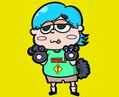 アメコミテイストのSNSアイコン作成します ご希望に合わせて自由度高めに作成いたします! イメージ1
