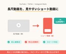 スピード対応！切り抜きショート動画作成しますます 長尺動画を見やすいショートに｜スピーディー＆丁寧に対応します イメージ1
