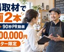 現場取材でPR動画を2本制作します 取材動画と90秒PR動画を撮影から編集まで対応 イメージ1