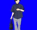 ファッション誌風・おしゃれなイラストお描きします ＜SNS・アイコン・ヘッダー・フライヤー・パンフレットに！＞ イメージ2