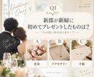 結婚式のオリジナル演出・スライドを制作します お二人らしい披露宴の余興や演出を形にします イメージ3