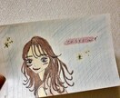 色紙や紙に似顔絵描きます 贈り主の素敵な気持ちが伝わる温かい絵を描きます‪‪☺︎‬ イメージ8