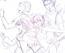 シンプルイラスト作成します 線画中心の単色メイン！躍動感溢れるデザイン イメージ3