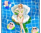 特別価格‼︎クールで世界観のあるイラスト制作します アイコン、サムネイル、SNS用の一枚絵まご気軽にご相談○ イメージ2