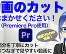 面倒な動画のカット作業を承ります 【YouTubeやSNS動画に最適】カット作業お任せください イメージ1