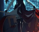 ソーシャルゲームのSSRのような一枚絵を描きます キャラクターを際立たせる構図と色彩 イメージ3