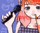 キュ〜トなSNSアイコン描きます かわいい女の子が得意です！肉感にこだわりがあります イメージ1
