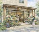 手描き建築外観パース（手書き）制作します 住宅・店舗をあたたかく魅せる手描き表現 イメージ7