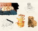 愛犬をお好みの絵柄でお描きします 厚塗り、スケッチ、キャラクタータッチなど…描き分けできます！ イメージ2