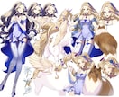 イラコン受賞歴あり！イラスト制作します ボカロ等のMVに必要なキャラクター素材や1枚絵を描きます イメージ8