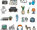 小さな物たくさん描きます 個人利用にもおすすめ( ◠‿◠ ) イメージ2