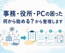 PCが苦手な方向けに事務サポートします 急ぎの事務整理も丁寧に対応します。パソコン苦手でも大丈夫です イメージ1