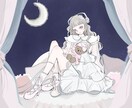 ふんわり可愛い夢絵・一枚絵お描きしますます サムネ/生誕祭/夢絵など様々な用途に対応致します！ イメージ1