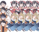 使いやすい立ち絵イラスト製作致します 特徴的なデザインが欲しい方向け イメージ3