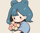 ポップでかわいいSNSアイコン描きます 他と差がつくアイコン｜プレゼント・名刺・ウェディングにも◎ イメージ1