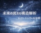 あなたの未来分岐を構造解析します カード×AIアルゴリズム分析であなたの未来を構造化 イメージ1