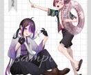 TRPG、IRIAMなどで使える立ち絵を描きます 表情、服装差分〇！最短1週間で、貴方だけの立ち絵を作ります イメージ6