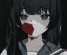漫画風、アニメ風、病み系、ちびキャラ対応します アイコン、イラスト作成いたします。24時間以内に返信します！ イメージ5
