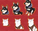 かわいいペットの似顔絵をお描きします 大切なペットのオリジナル似顔絵 イメージ5