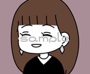SNS用アイコンイラスト描きます オーダーしんぷるかわいいアイコン作成 イメージ3