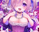 かわいくポップなイラスト制作します VTuber、Vライバー、個人観賞用なんでも！ イメージ2