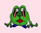 キモ可愛いイラスト・アイコン描きます 美大生による独特なイラストをオーダー！ イメージ5