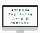 即日相談可能◇テキスト・データ化いたします 文字・表・図を迅速かつ正確に！あなたをサポートいたします！ イメージ1