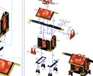 テクニカルイラスト制作します 説明用の線画を、仕様変更にも対応できるaiデータで作成します イメージ2