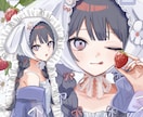 商用◎可愛い透明感溢れる女の子を描きます 歌ってみたやアイコン、グッズ等に是非！ イメージ1
