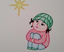 へたかわイラスト（似顔絵）お描きします ♪ヘタ可愛い似顔絵やイラスト（画像データでのお渡し） イメージ4